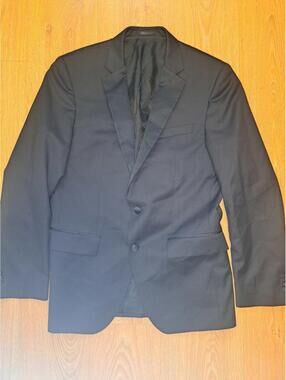 Hugo Boss Guabello Tuxedo Jacket 38R Black 120's Virgin Wool